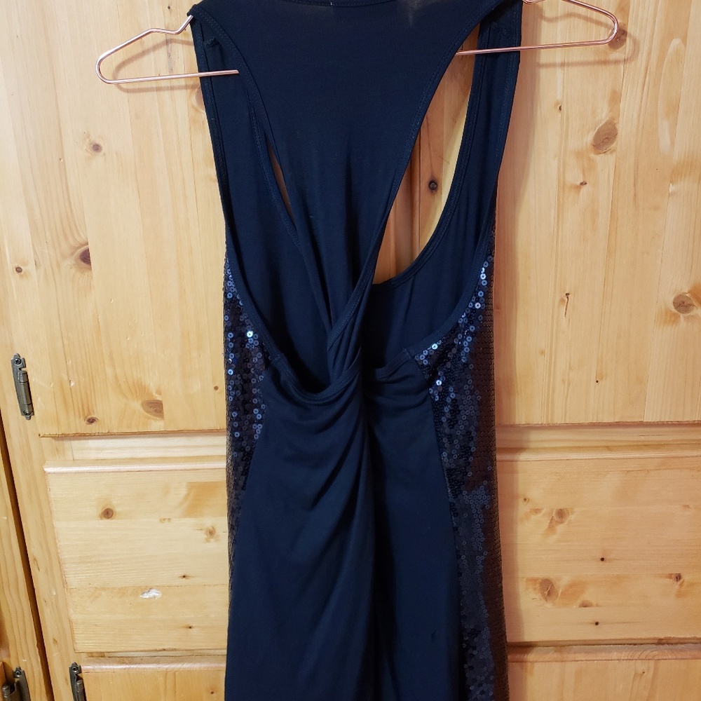 Pathway Black Sequin Racerback Tank - Picture 2 of 5